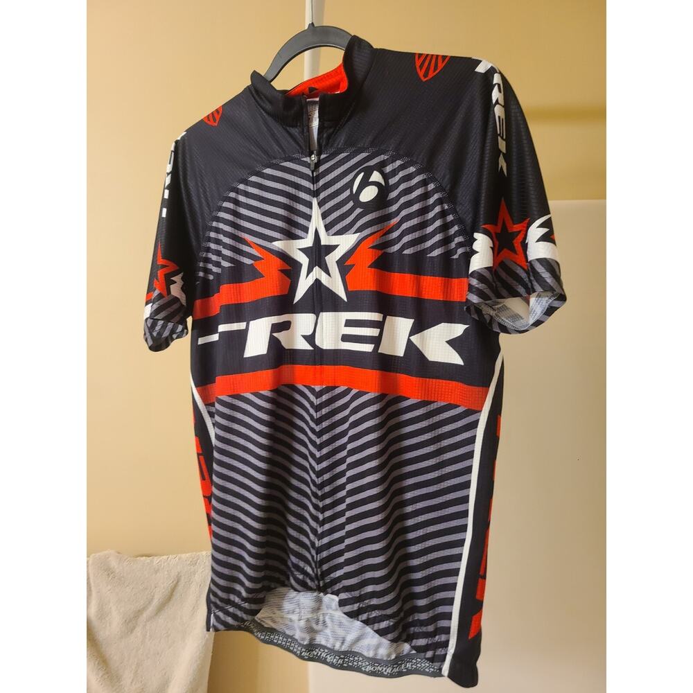 Bontrager Trek Mens Cycling Jersey Short Sleeve Full Zip XL Black